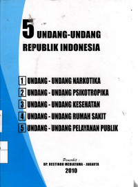 5 Undang-Undang Republik Indonesia