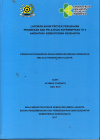 Penguatan Penanggulangan Bencana Bidang Kesehatan Melalui Pendekatan Cluster