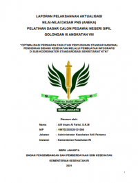 Optimalisasi Persiapan Fasilitasi Penyusunan Standar Nasional Pendidikan Bidang Kesehatan Melalui Pembuatan Infografis di Sub Koordinator Standarisasi Sekretariat KTKI