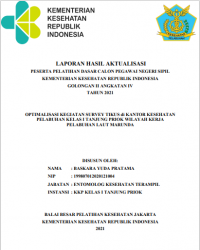 Optimalisasi Kegiatan Survey Tikus di Kantor Kesehatan Kementerian Kesehatan Republik Indonesia