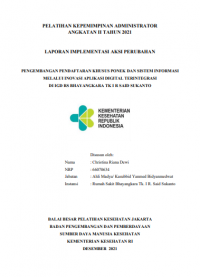 Pengembangan Pendaftaran Khusus Ponek Dan Sistem Informasi Melalui Inovasi Aplikasi Digital Terintegrasi di IGD RS Bhayangkara Tk I R Said Sukanto