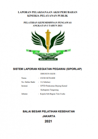 Sistem Laporan Kegiatan Pegawai (SIPORLAP)