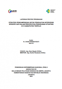 Strategi Pendampingan Untuk Penguatan Intervensi Spesifik Gizi Dalam Percepatan Penurunan Stunting Di 5 Kabupaten Terpilih