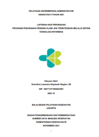 Program Penurunan Pending Klaim JKN Terintegrasi Melalui Sistem Teknologi Informasi