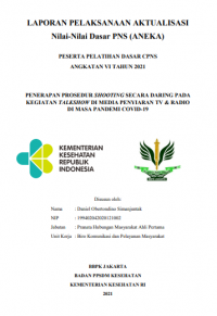 Optimalisasi Laporan Monitoring Stok Cadangan Beras Pemerintrah (CBP) di Asisten Deputi Pangan