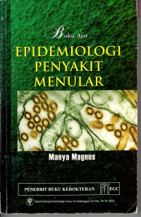 Buku Ajar Epidemiologi Penyakit Menular