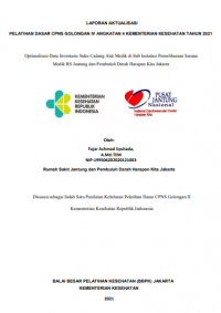 Optimalisasi Data Inventaris Suku Cadanga Alat Medik di Sub Instlalansi Pemelihraan Sarana Medik RS Jantung dan Pembuluh Darah Harapan Kita Jakarta