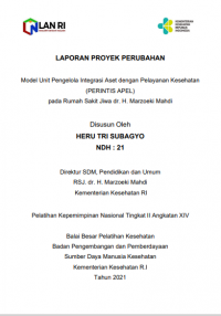Model Unit Pengelola Integrasi Aset dengan Pelayanan Kesehatan 
(PERINTIS APEL)