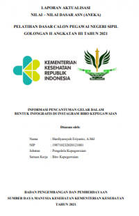 Informasi Pencantuman Gelar Dalam Bentuk Infografis Di Instagram Biro Kepegawaian