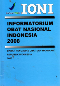 IONI Informatorium Obat Nasional Indonesia 2008