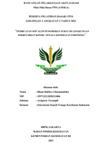 Pembuatan SOP Alur Penomoran Surat di Lingkungan Sekretariat Konsil Tenaga Kesehatan Indonesia