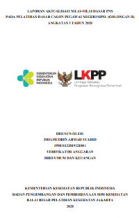 Buku Saku Rangkuman Pedoman Pertanggung Jawaban Keuangan