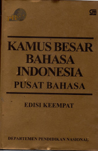 Kamus Besar Bahasa Indoesia Pusat Bahasa