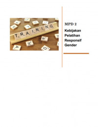 MPD 2 Kebijakan Pelatihan Responsif Gender