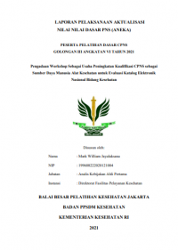 Pengadaan Workshop Sebagai Usaha Peningkatan Kualifikasi CPNS sebagai Sumber Daya Manusia Alat Kesehatan untuk Evaluasi Katalog Elektronik Nasional Bidang Kesehatan