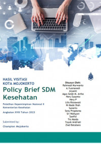 Policy Brief SDM Kesehatan