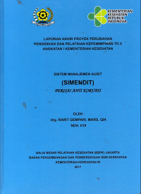 Image of Sistem Manajemen Audit (SIMENDIT) Perisai Anti Korupsi
