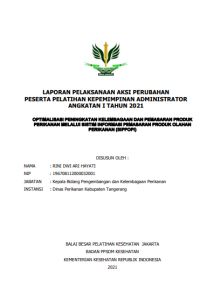 Optimalisasi Peningkatan Kelembagaan Dan Pemasaran Produk Perikanan Melalui Sistim Informasi Pemasaran Produk Olahan Perikanan (SIPPOPI)