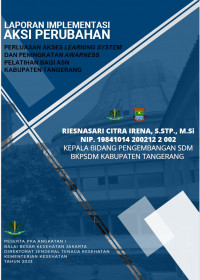 Perluasan Akses Learning System Dan Peningkatan Awarness Pelatihan Bagi ASN Kabupaten Tangerang