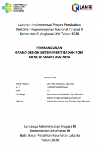 Pembangunan Grand Design Sistem Merit Badan POM Menuju Smart ASN 2024