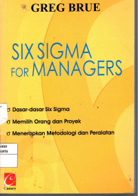 Six Sigma For Managers