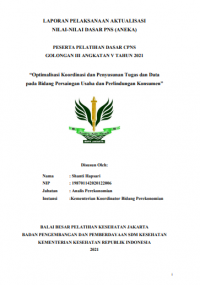 Optimalisasi Koordinasi dan Penyusunan Tugas dan Data pada Bidang Persaingan Usaha dan Perlindungan Konsumen