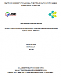 Strategi Upaya Promotif Dan Preventif Dalam Kesehatan Jiwa Melalui Pemanfaatan Aplikasi Sehat Jiwa New