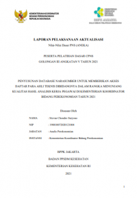 Penyusunan Database Narasumber untuk Memberikan Akses Daftar Para Ahli Teknis di Bidangnya Dalam Rangka Menunjang Kualitas Hasil Analisis Kerja Pegawau di Kementreian Koordinator Bidang Perekonomian Tahun 2021