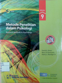 Metode penelitian dalam Psikologi = Research methods in Psychology