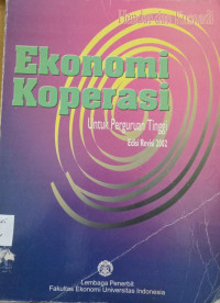 Ekonomi Koperasi: untuk perguruan tinggi