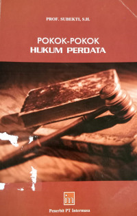 Pokok-Pokok Hukum Perdata