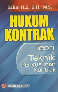 Hukum Kontrak: teori & teknik penyusunan kontrak