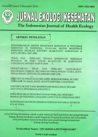 Jurnal Ekologi Kesehatan