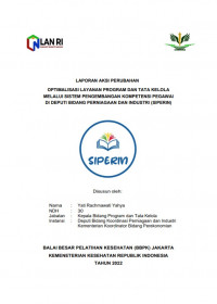 Optimalisasi Layanan Program dan Tata Kelola Melalui Sistem Pengembangan Kompetensi Pegawai di Deputi Bidang Perniagaan dan Industri (SIPERIN)