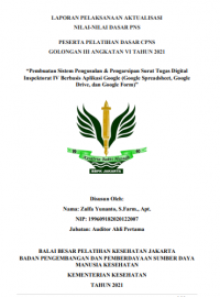 Pembuatan Sistem Pengusulan & Pengarsipan Surat Tugas Digital Inspektorat IV Berbasis Aplikasi Google (Google Spreadsheet, Google Drive, dan Google Form)