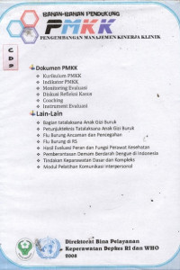 Bahan-Bahan Pendukung Pengembangan Manajemen Kinerja Klinik (PMKK)