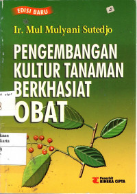 Pengembangan Kultur Tanaman Berkhasiat Obat