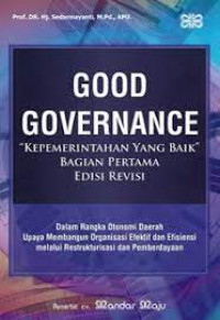 Good Governance: kepemimpinan yang baik