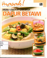 Menu Lengkap Cita Rasa Dapur Betawi