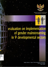 Evaluation on Implementation of Gender Mainstreaming in 9 Developmental Sectors