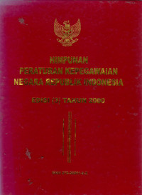 Himpunan Peraturan Kepegawaian Negara Republik Indonesia, Edisi 3 Tahun 2000