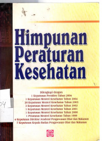 Himpunan Peraturan Kesehatan