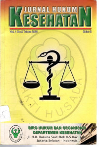 Jurnal Hukum Kesehatan Vol.1, No.2