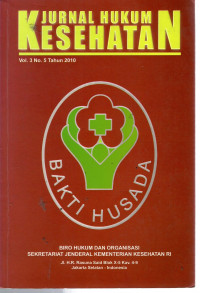 Jurnal Hukum Kesehatan Vol. 3 No.5