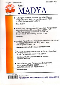 Jurnal Madya Vol. 3 No.3 Desember 2007