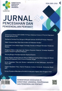 Jurnal Pencegahan dan Pengendalian Penyakit