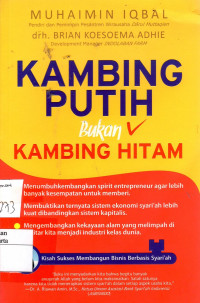 Kambing Putih bukan Kambing Hitam