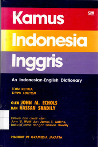 Kamus Indonesia Inggris= An Indonesian-English Dictionary