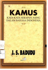 Kamus Kata-Kata Serapan Asing Dalam Bahasa Indonesia