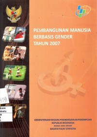 Pembangunan Manusia Berbasis Gender Tahun 2007